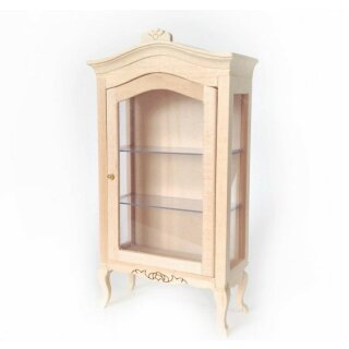 Vitrine Naturholz DIY